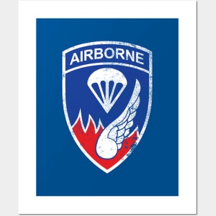 187th Airborne Infantry Regiment (distressed) Posters and Art